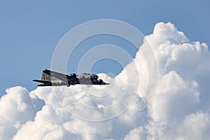 World War II era Boeing B-17 Flying Fortress bomber aircraft Ã¢â¬ÅSally BÃ¢â¬Â G-BEDF